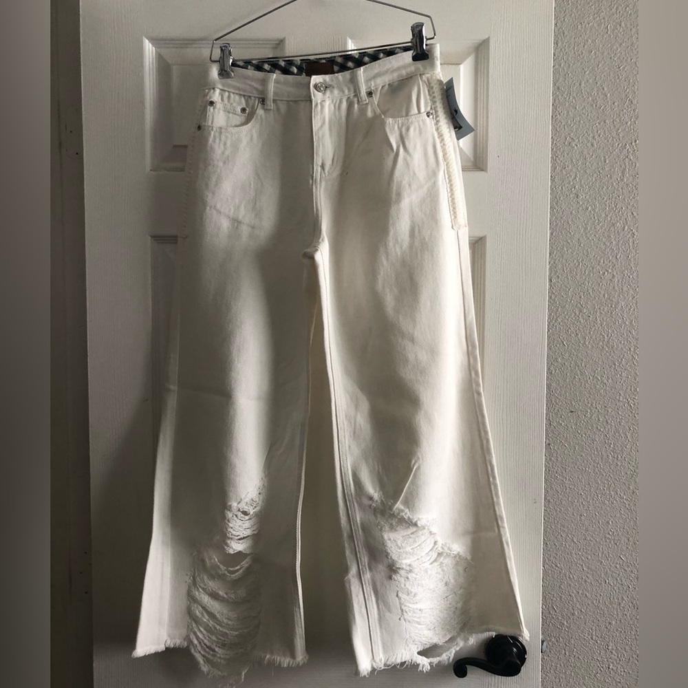 Pol Destroyed Embellished Jeans - NWT - Sz Medium